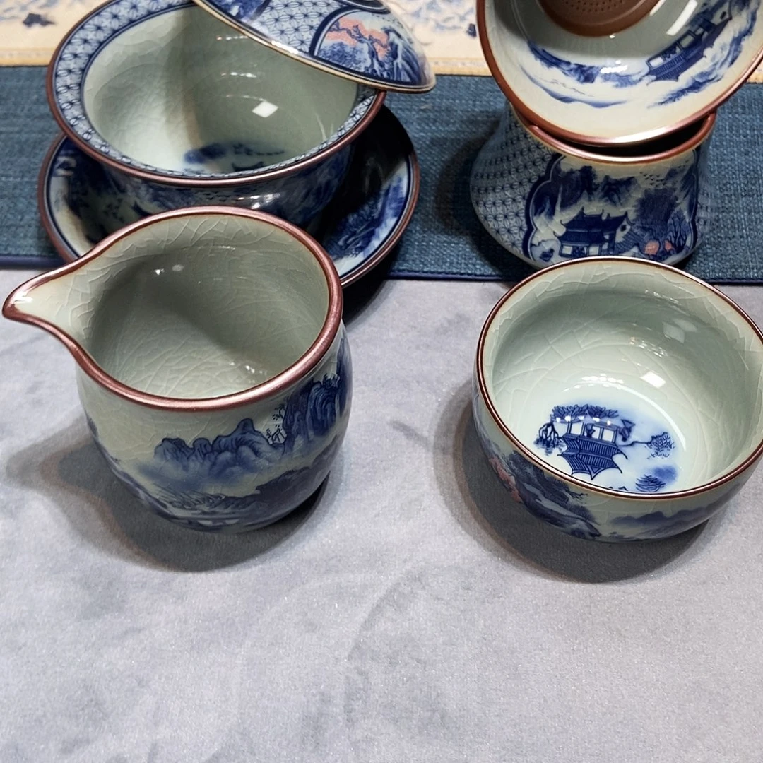 陶简装家用陶瓷茶具