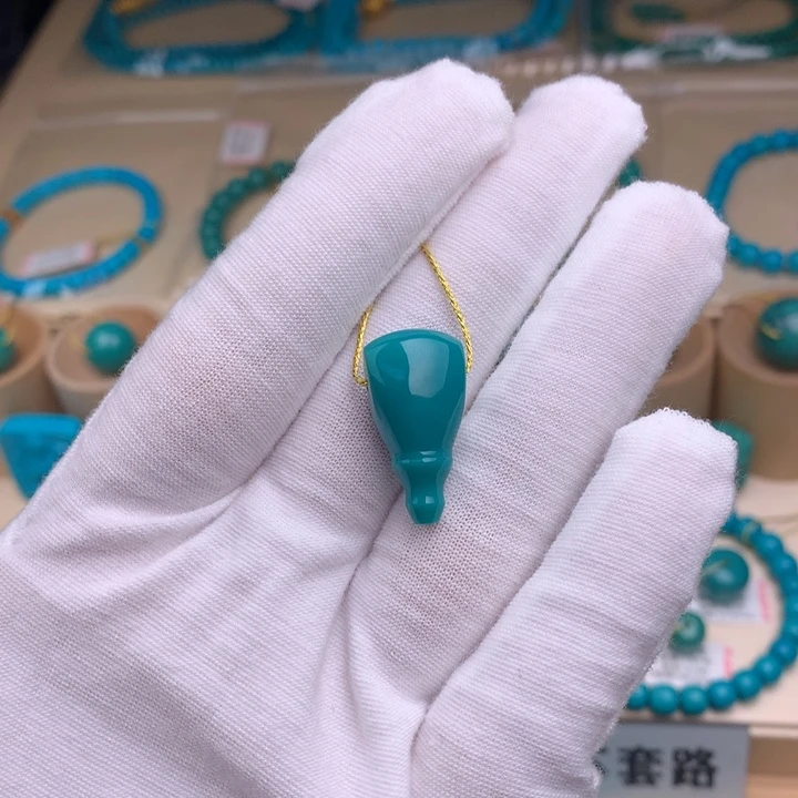 未镶嵌绿松石珠宝奇石
