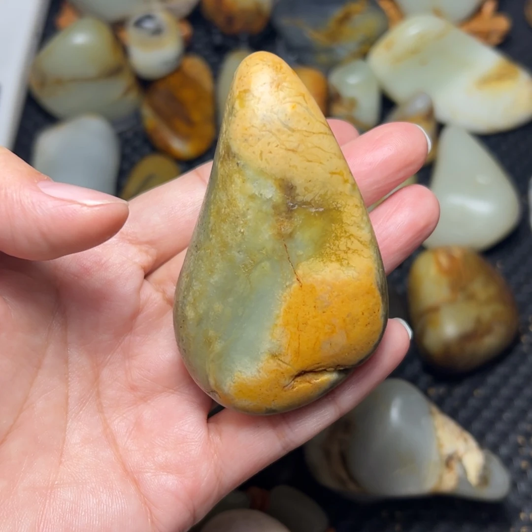 和田玉未镶嵌挂件51