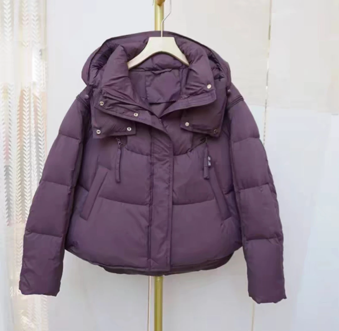 【爱尚布衣】宽松休闲小个子连帽加厚外套