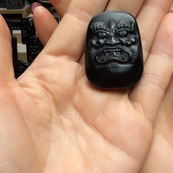 和田玉（墨玉）未镶嵌手链大黑天