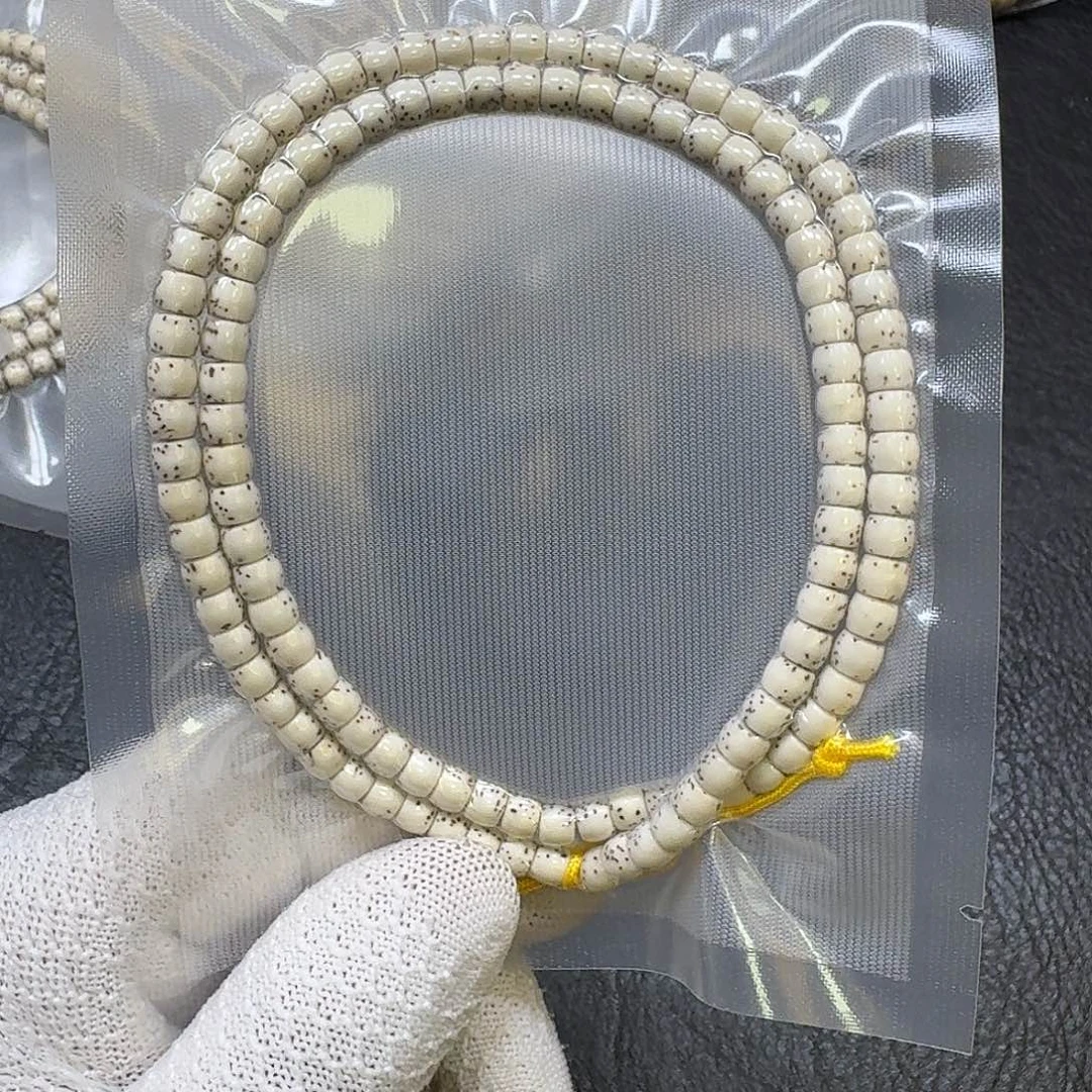 星月菩提手串6*5原生态大留白直切