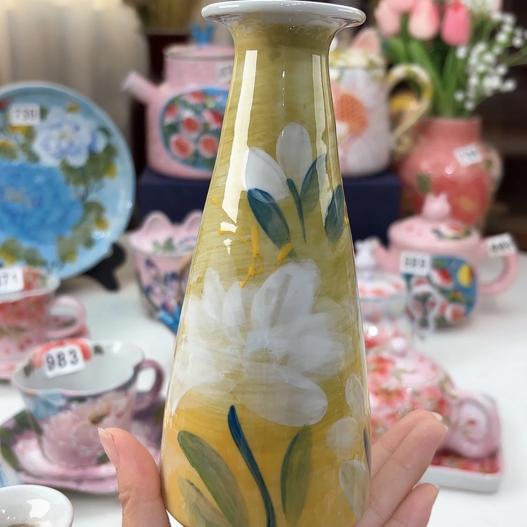 景德镇手绘高温釉下彩陶瓷茶具