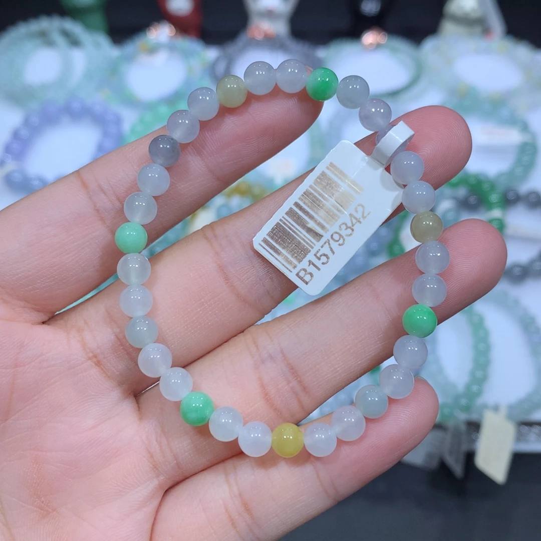 翡翠未镶嵌手串天然