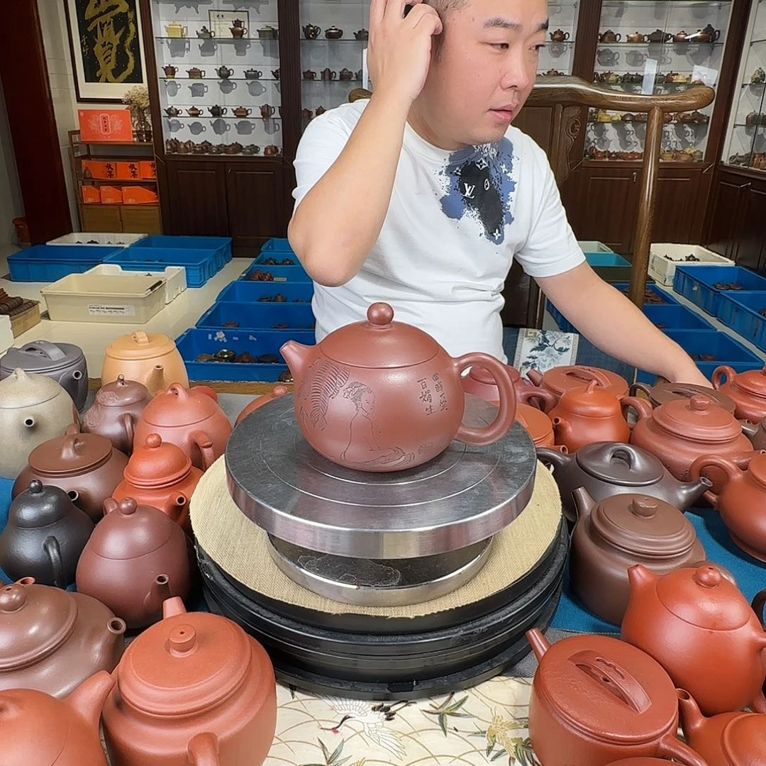 茶壶紫砂西施紫泥