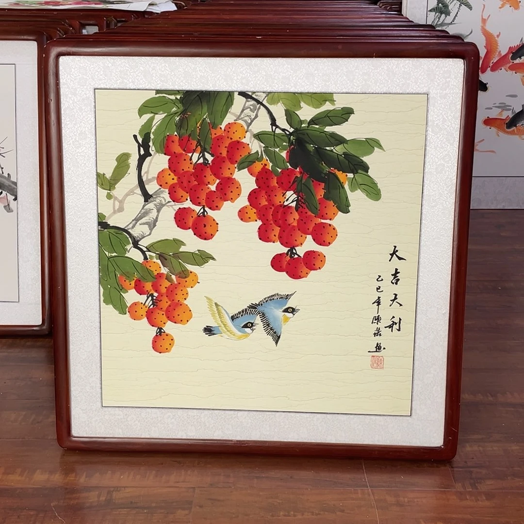 国画带框尺寸63*63厘米