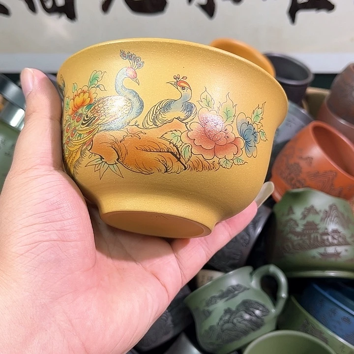 茶杯紫砂全手工紫砂主人杯