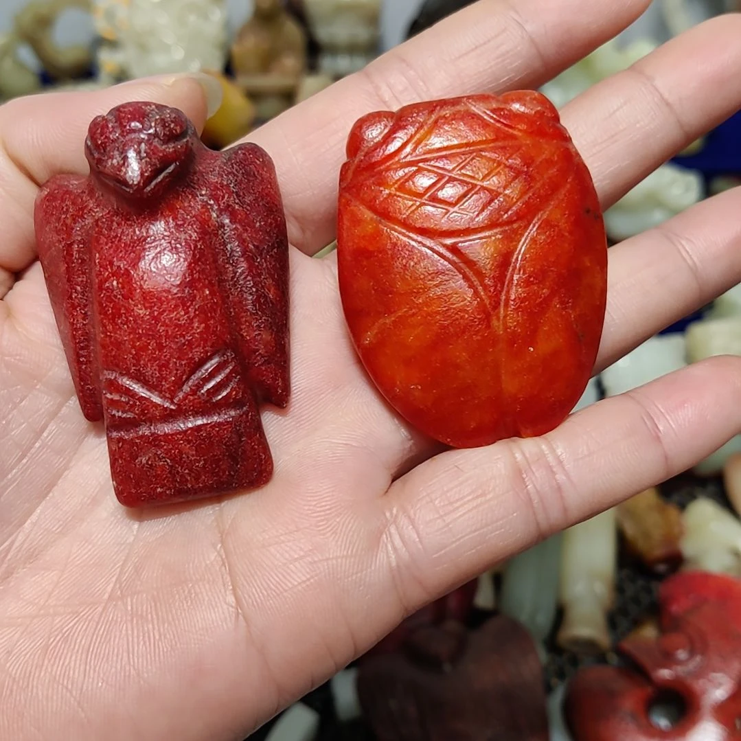 和田玉车挂未镶嵌花***?