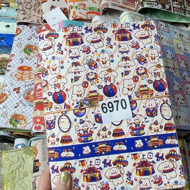 织绣A5活页不送纸6970