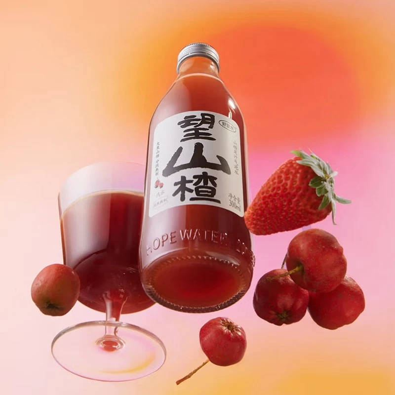 好望水望山楂/望桃花/望梅好 果汁气泡水饮料300ml*5瓶