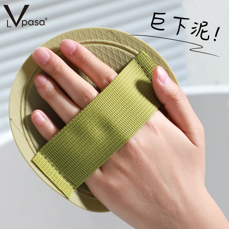 搓澡巾女士用搓澡家用强力搓泥澡搓澡皮子圆饼女士搓背无痛用硅胶