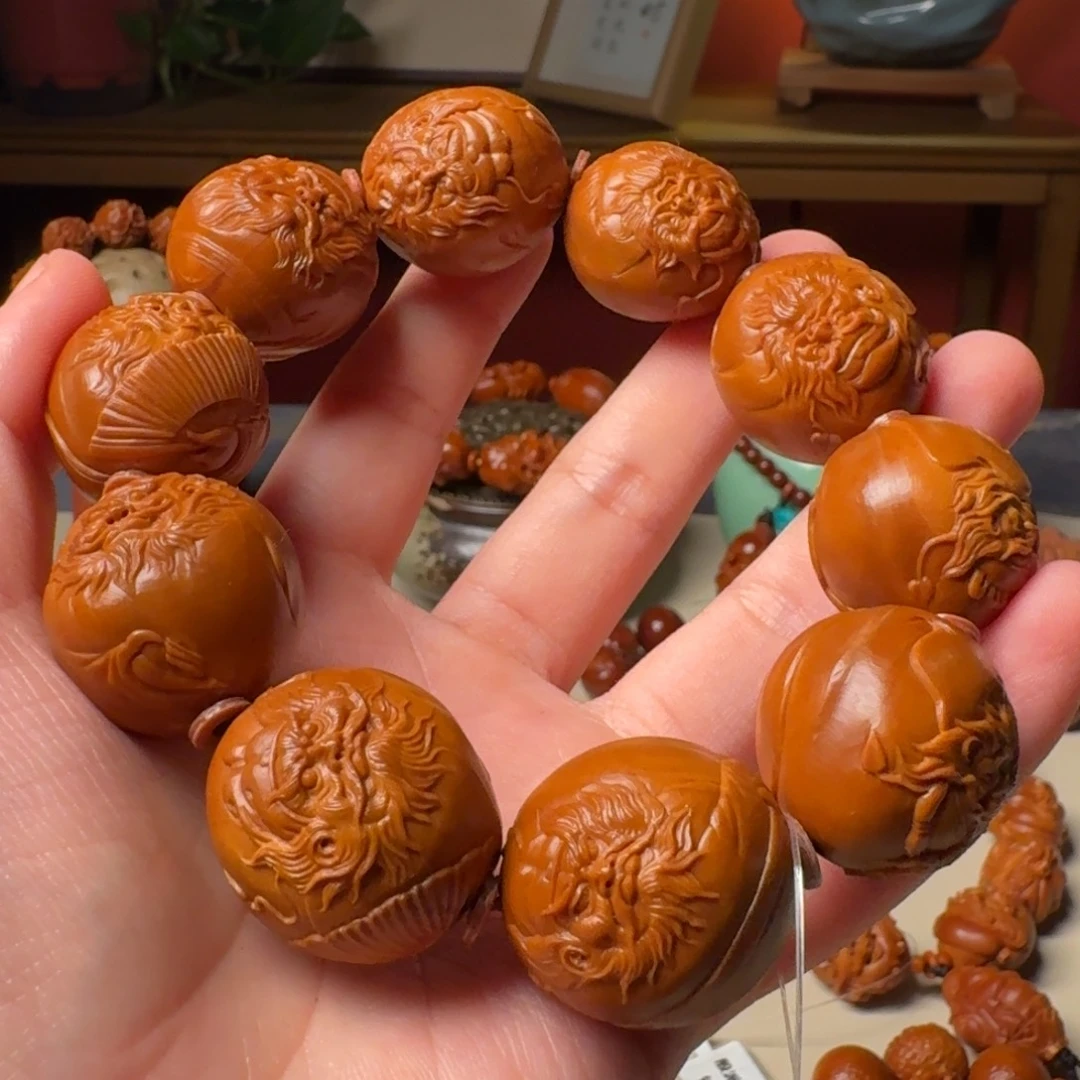 好***哥橄榄核手串/手链手工钟馗