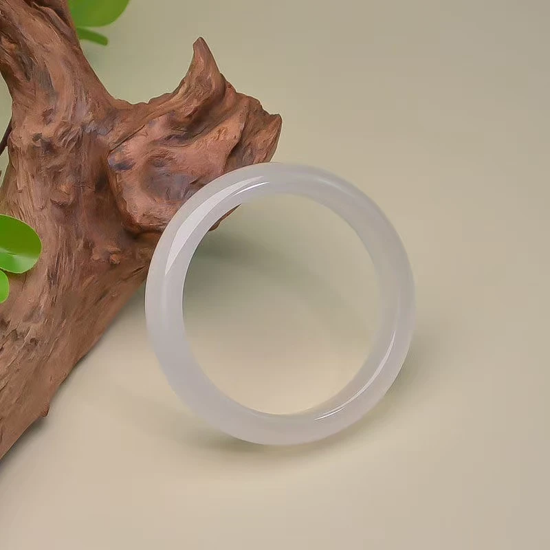 非金属塑料手镯 新款白色少女冰透手镯精美素款个性百搭手环