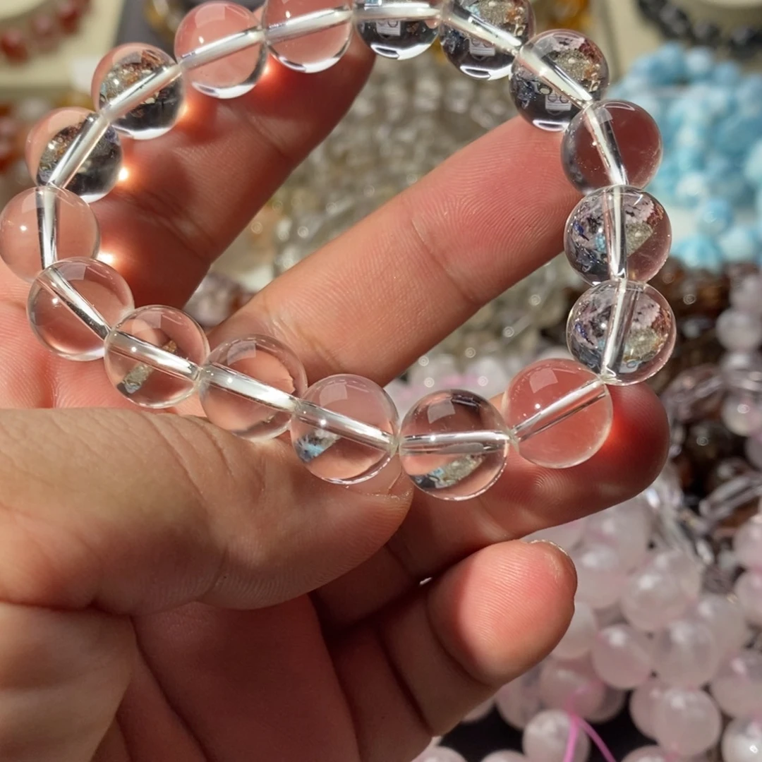 水晶手链未镶嵌珍***多手链