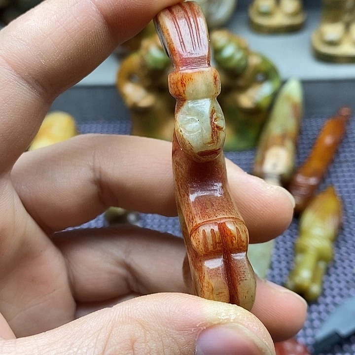 未镶嵌蛇纹石玉颈饰