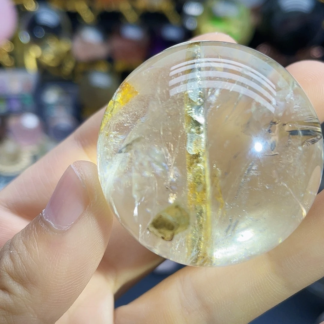 未镶嵌珠宝半成品水晶天然水晶41.8mm