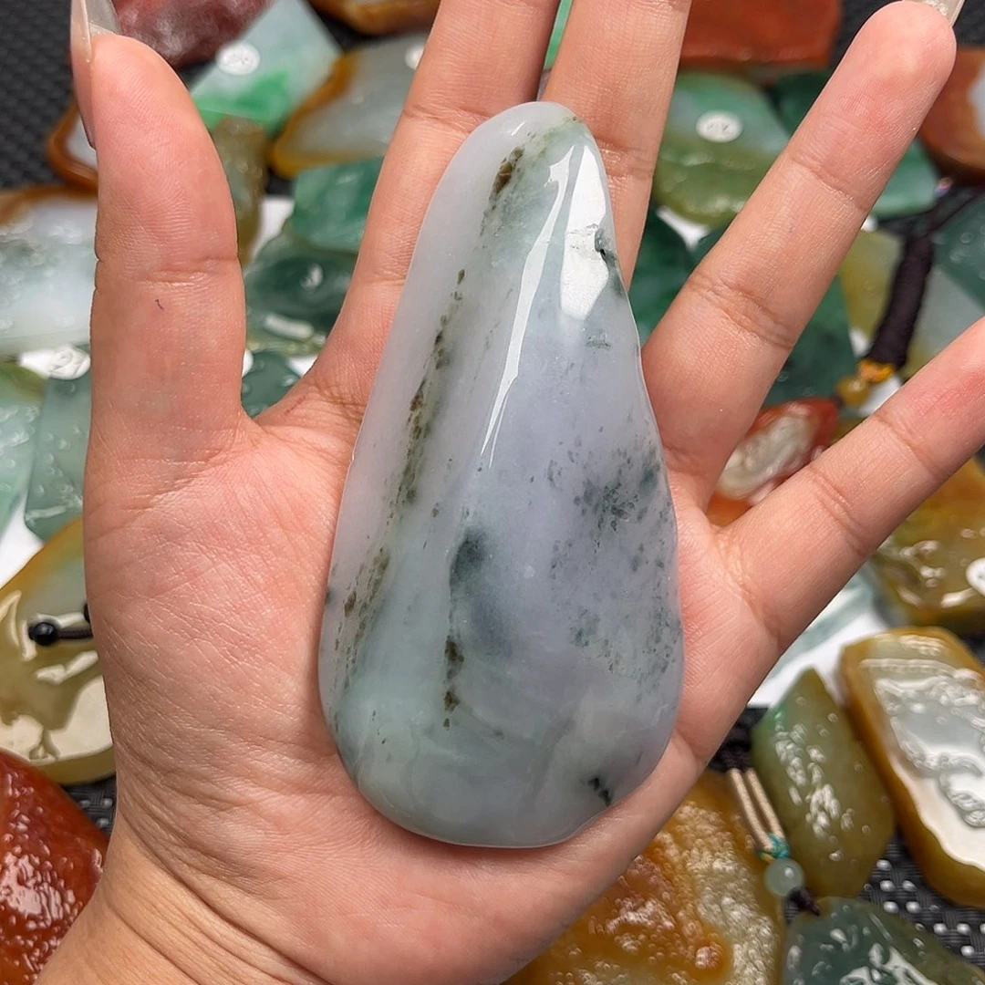 翡翠未镶嵌挂件挂件