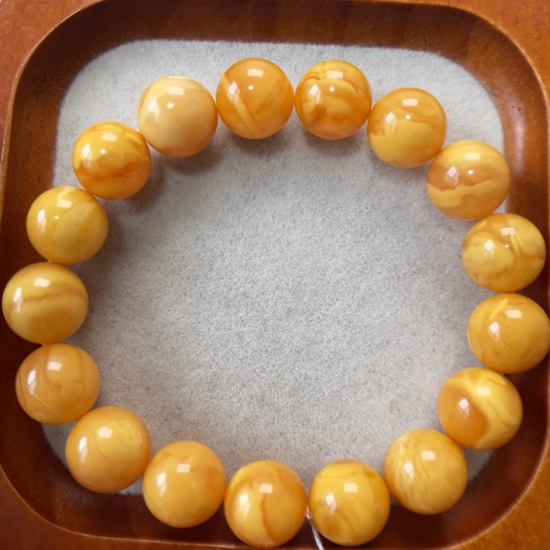 蜜蜡未镶嵌手串蜜蜡