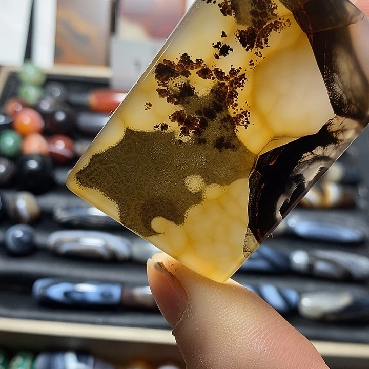 玛瑙/玉髓合金颈饰