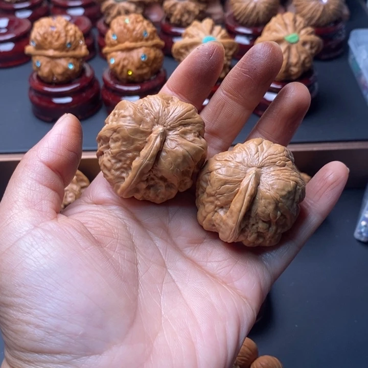 景***琰文玩核桃吊坠一帆风顺