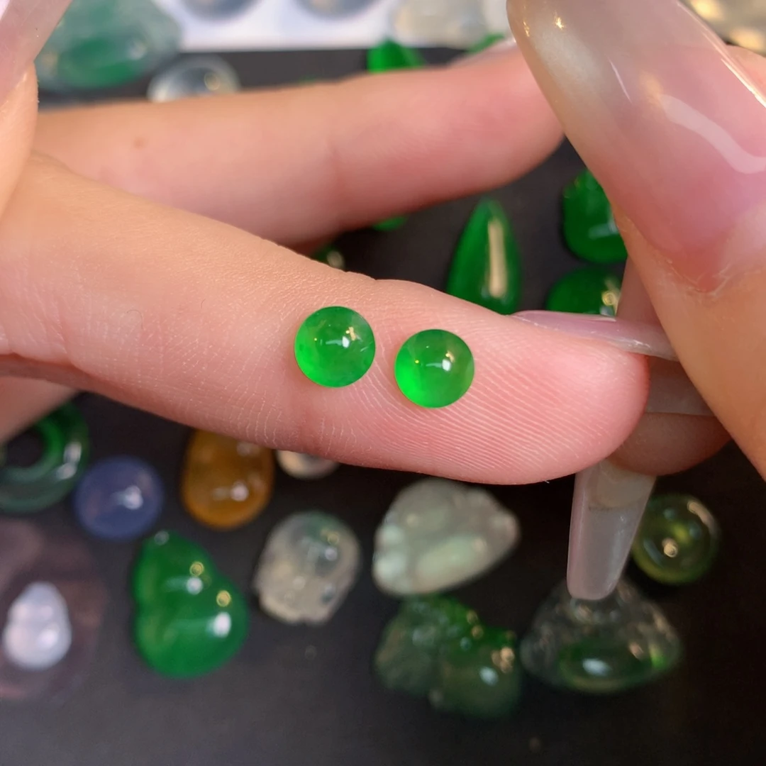 翡翠裸石翡翠翡翠5-2.7