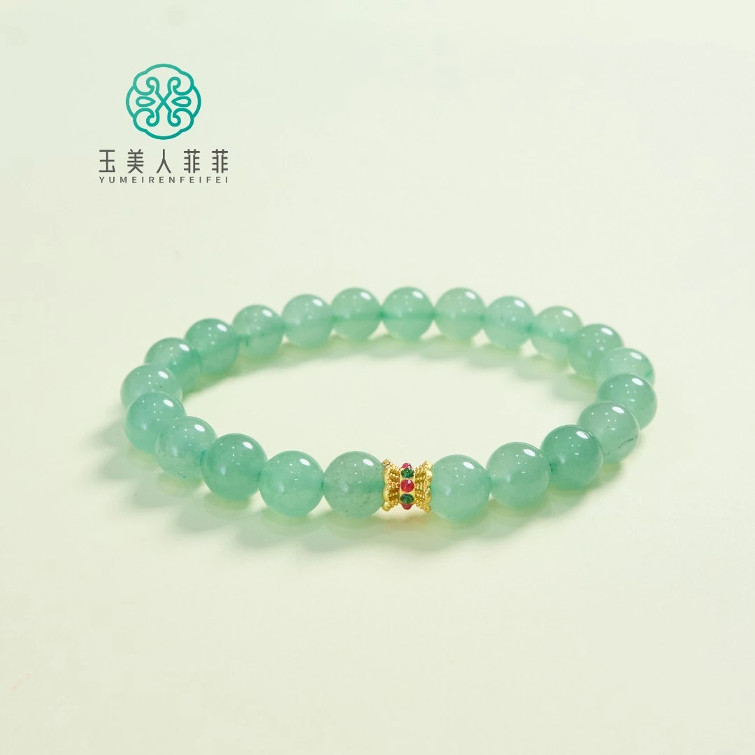 石惑珠宝/东陵单圈手串圆珠8+mm-多样性发一