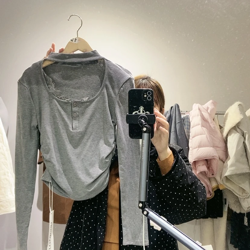 【闪购商品】灰色打底