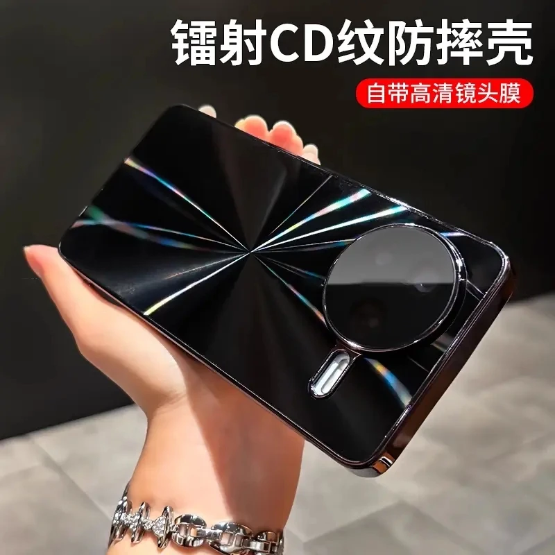 镭射CD纹适用红米k80至尊版手机壳k80pro全包防摔红米k80超薄散热