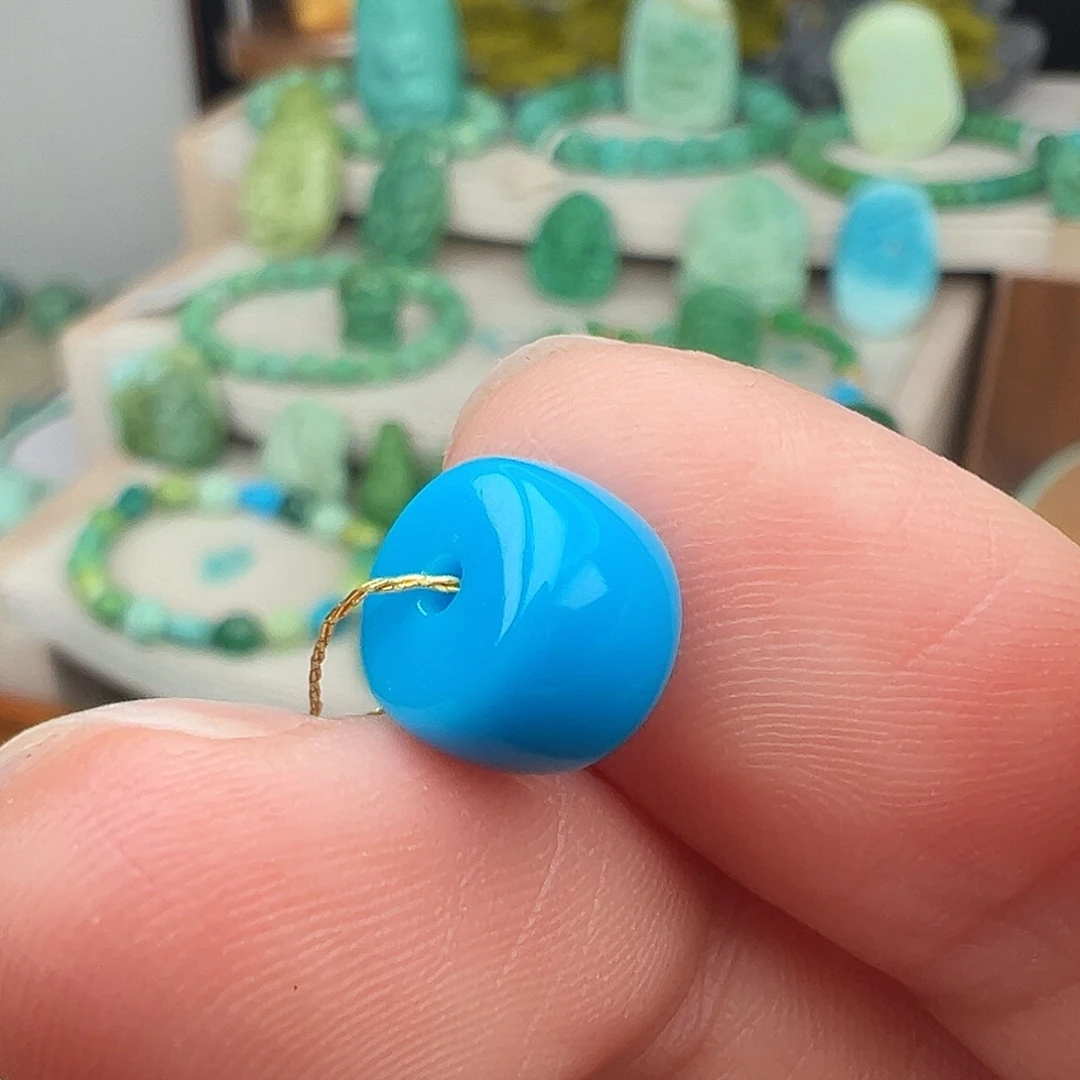 绿松石未镶嵌主播万珍