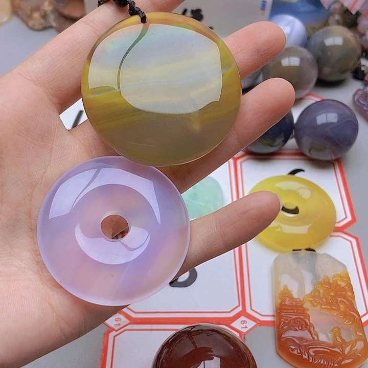 【闪购商品】玛瑙/玉髓未镶嵌珠宝半成品潮****者