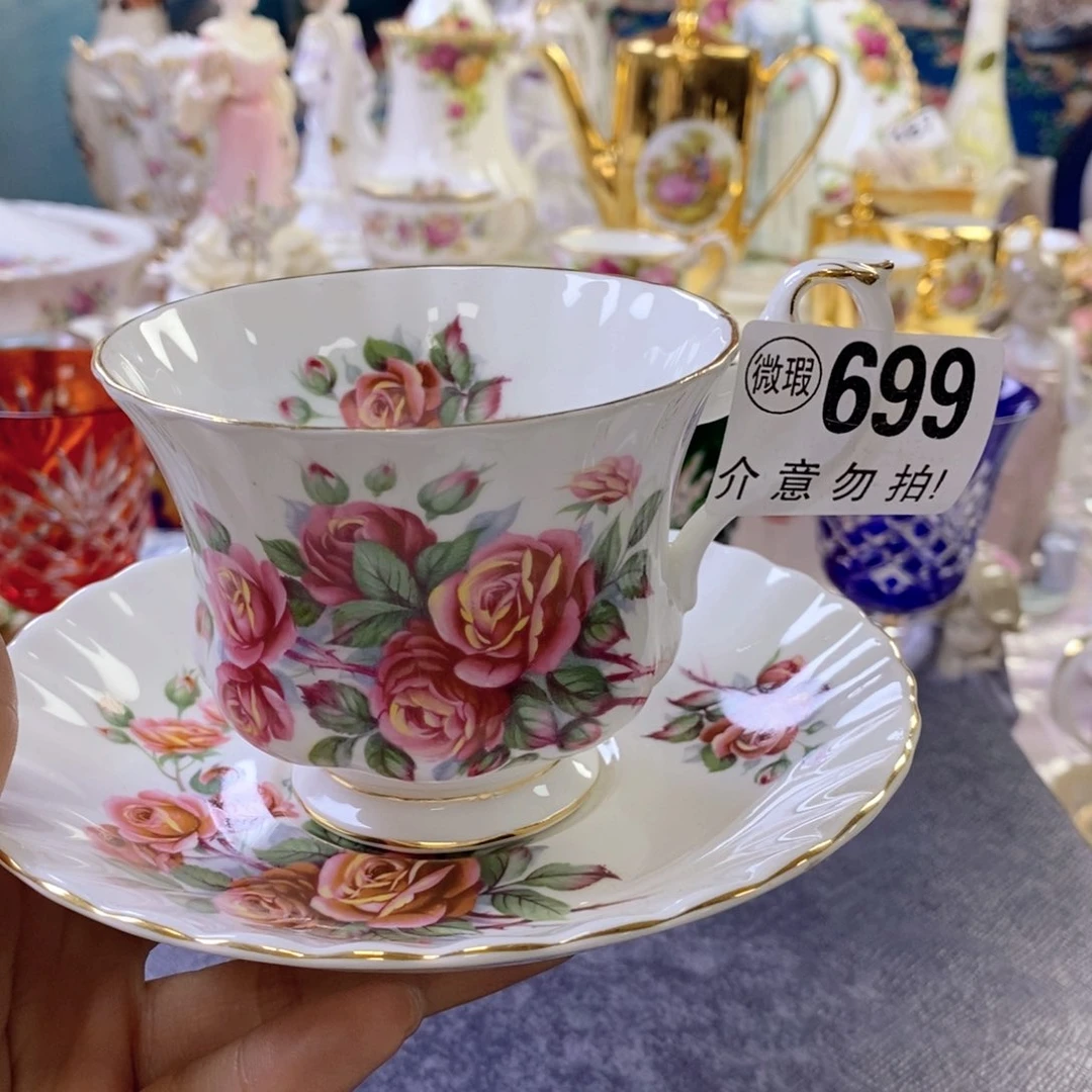 瓷器欧瓷咖啡杯水晶杯