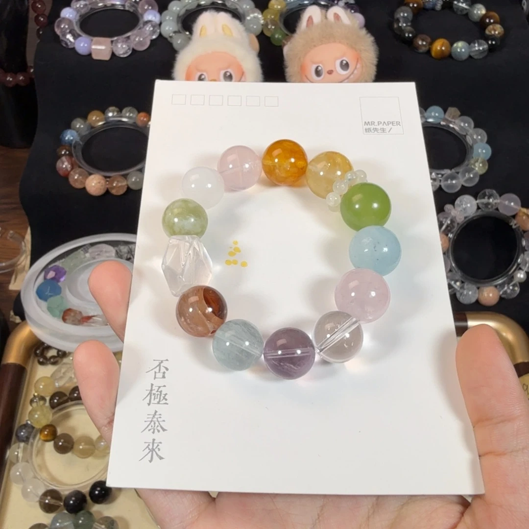 水晶手链未镶嵌多宝