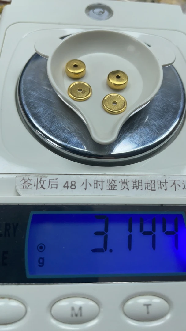 足金999配饰隔片