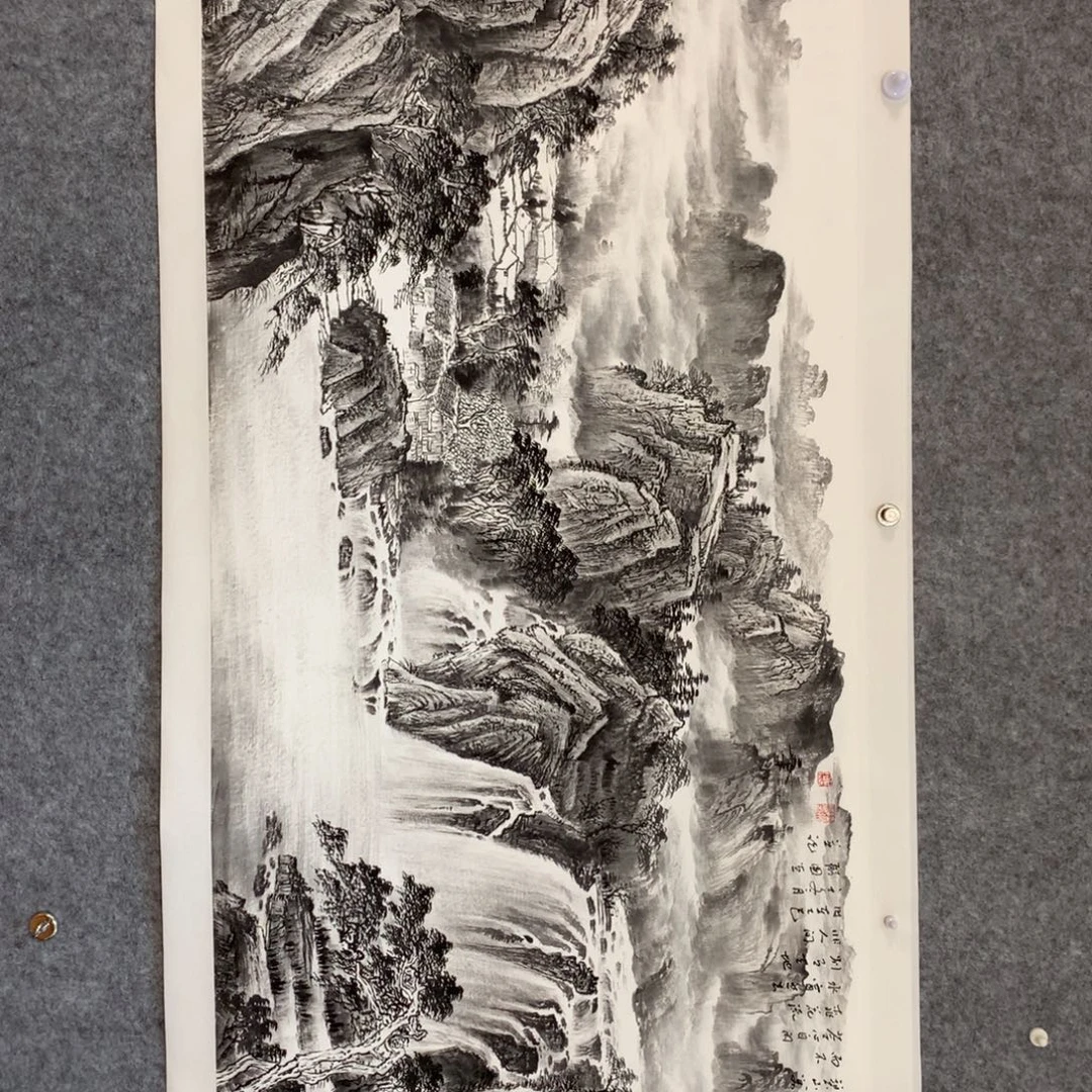 国画山水写意作品