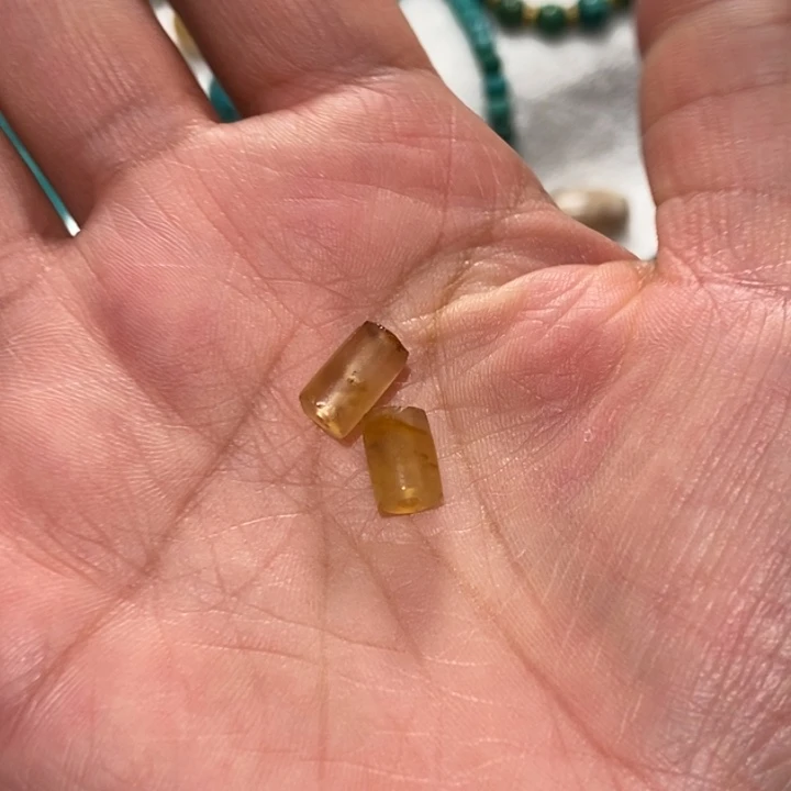 S***W石英石纯铜藏地密码藏传古珠