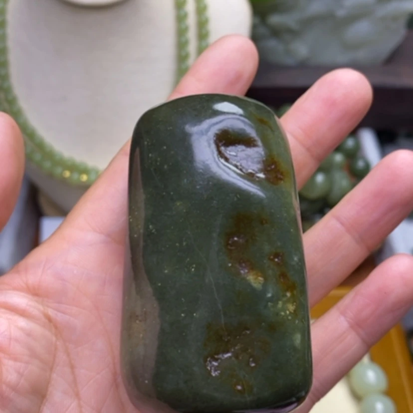 【闪购商品】未镶嵌和田玉把件月***明