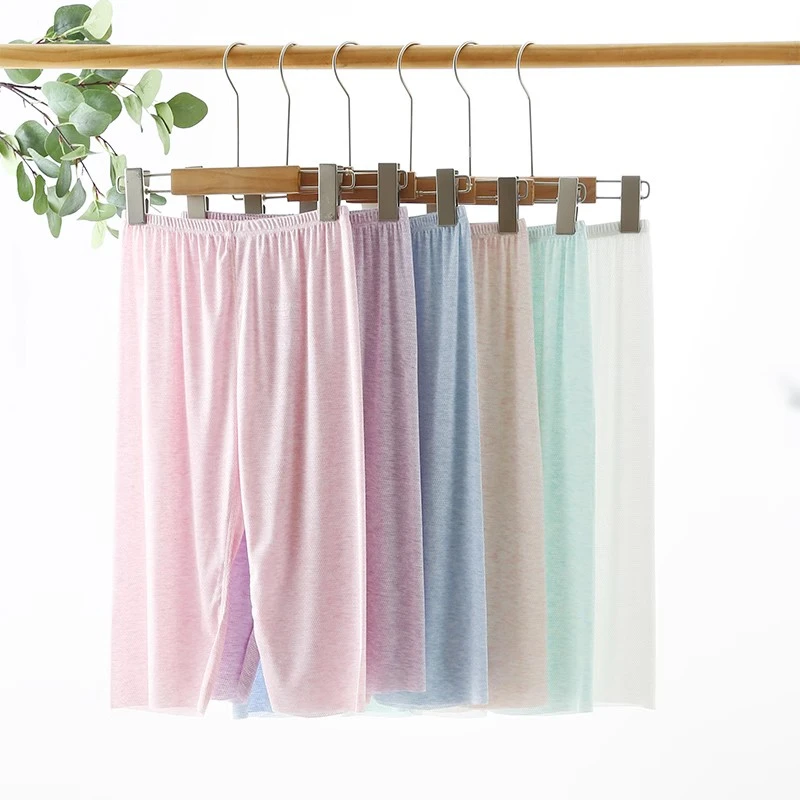 (清货sc934-1-c)七分裤儿童睡裤夏季薄款男童女童家居裤宝宝防蚊