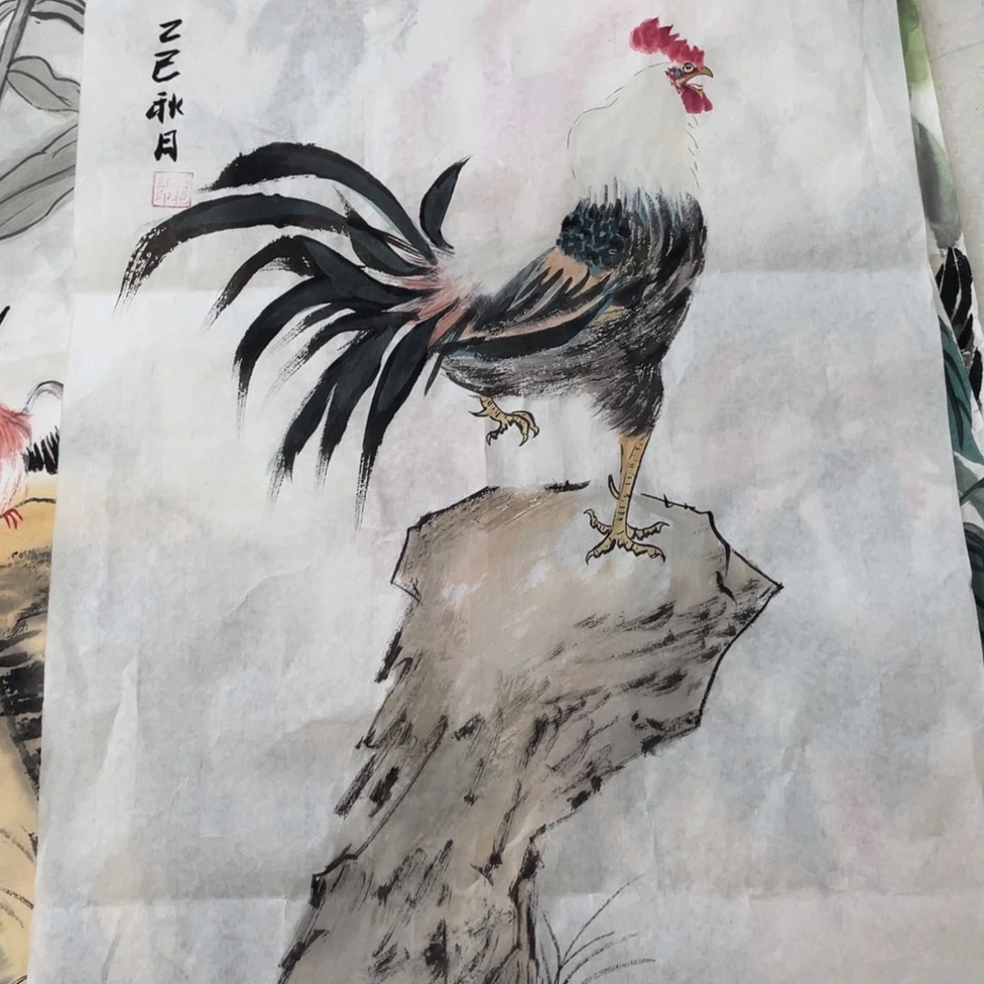 国画杨艳红老师绘画