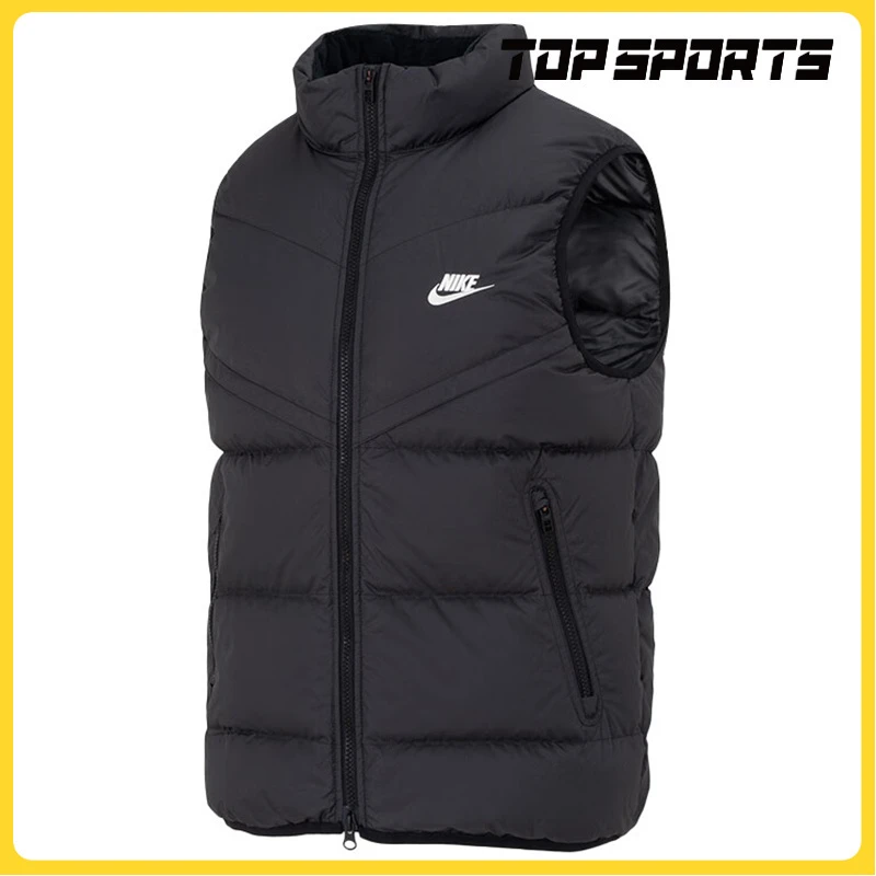 nike耐克男款运动马甲AS M NK SF WR 650D FLD好羽绒服FB8184-010