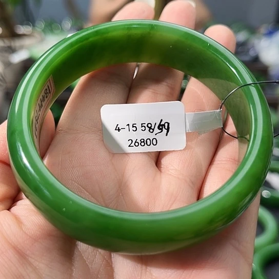 和田玉（碧玉）手镯未镶嵌
