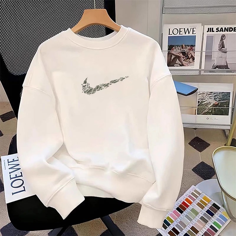 一折专区丨奥特莱斯丨秋冬款圆领卫衣男宽松百搭休闲长袖打底衫