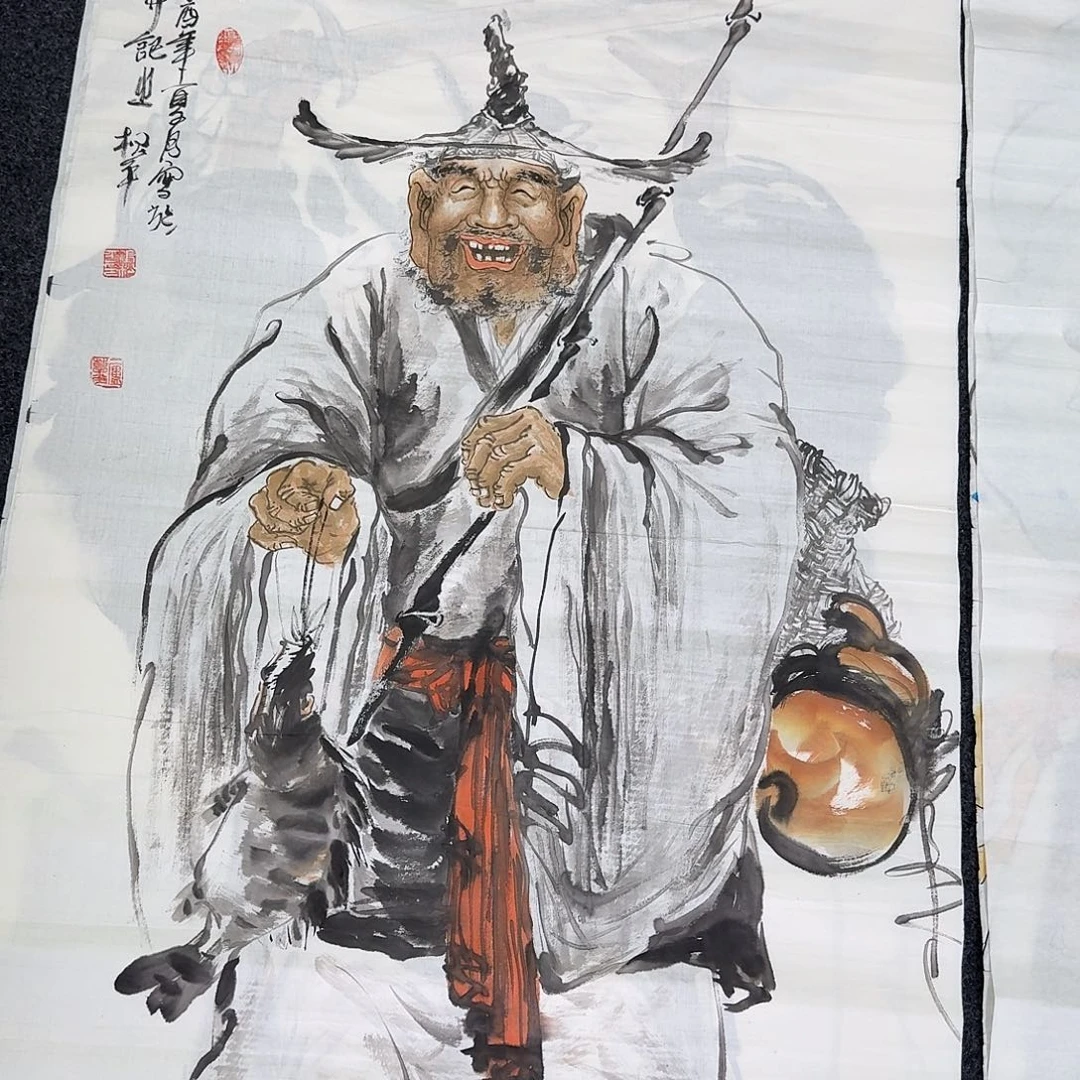 纯手绘年画好作品