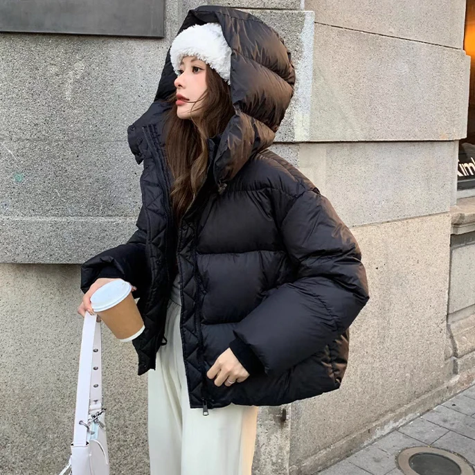 女款短款加厚服冬季泡芙外套反季