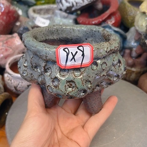 粗陶花盆手工花盆制作