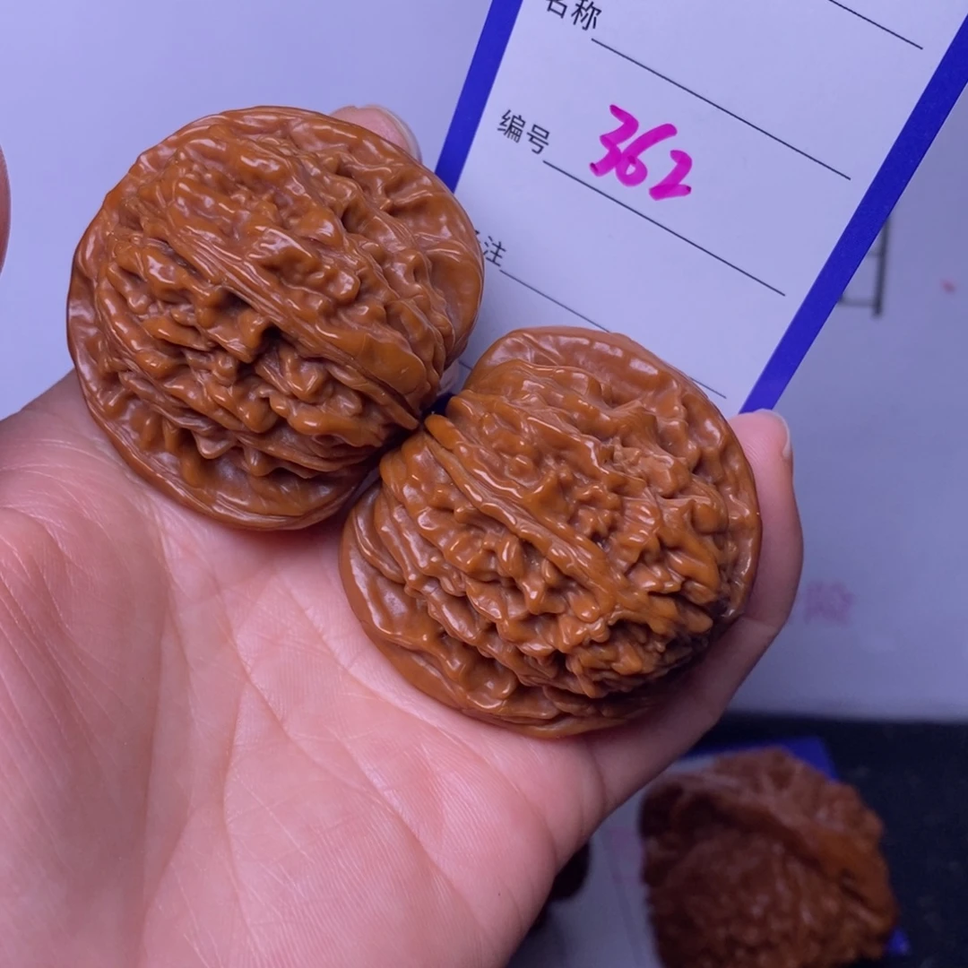 文玩核桃把件362/42.5四座楼