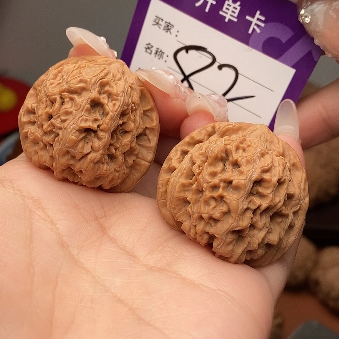 吊坠文玩核桃龙洞玉35