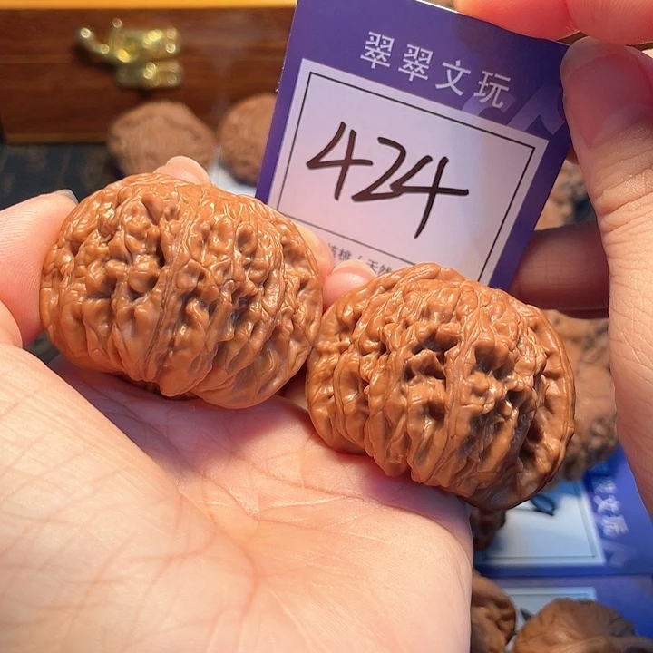 文玩核桃把件阿*424号全品四座楼4.7