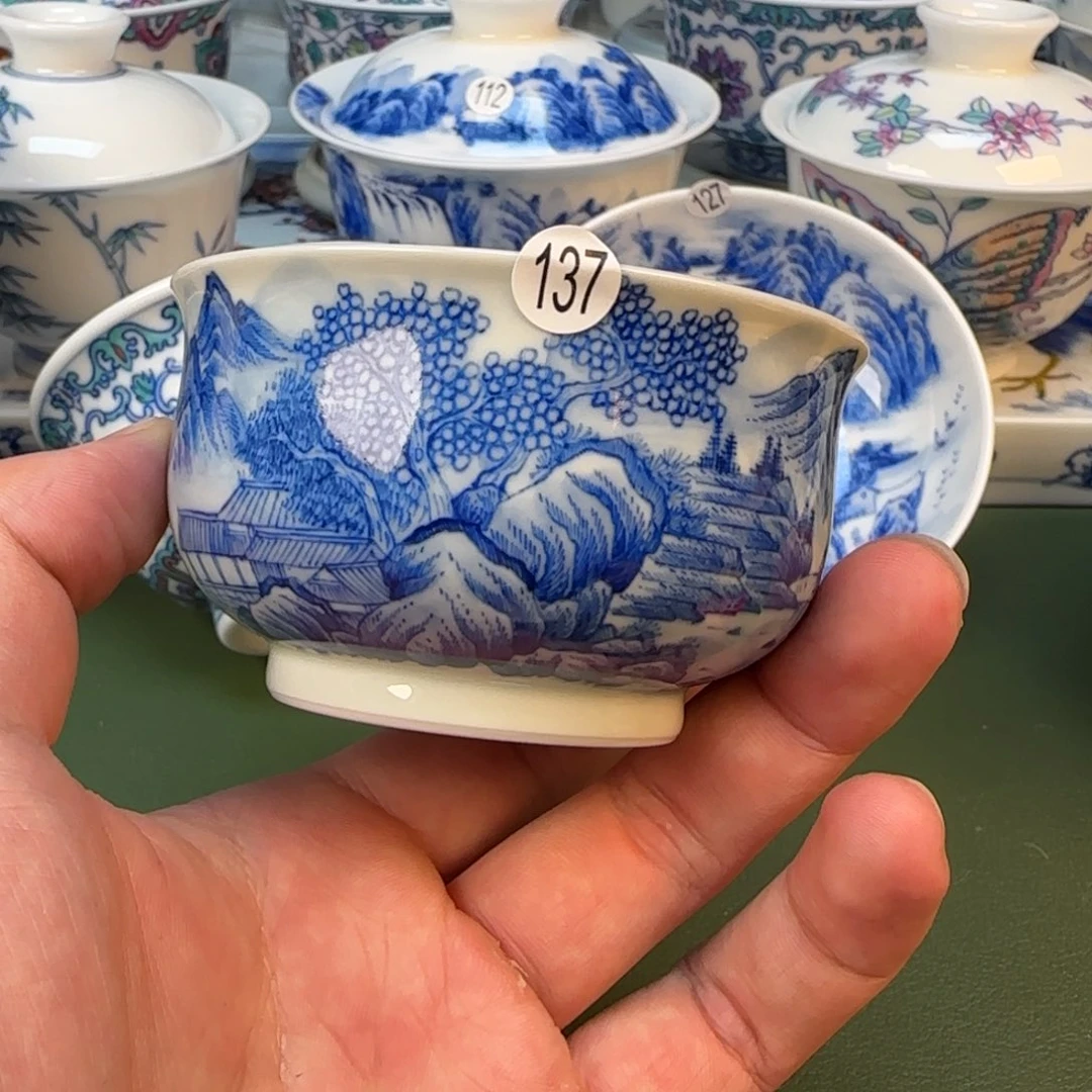 景德镇手工手绘茶具137