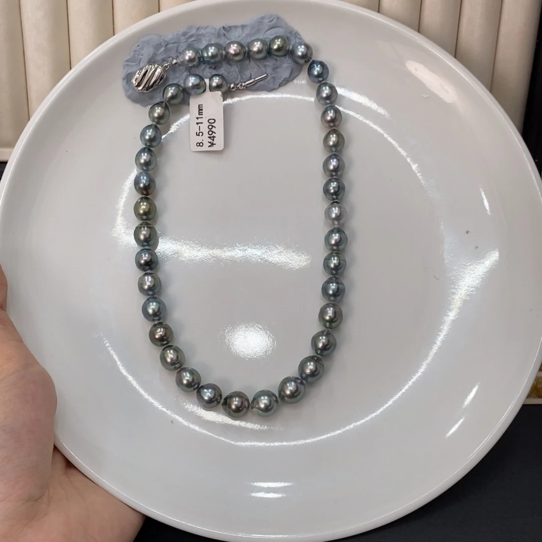 未镶嵌颈饰海水珍珠M****大溪地项链8.5-11瑶