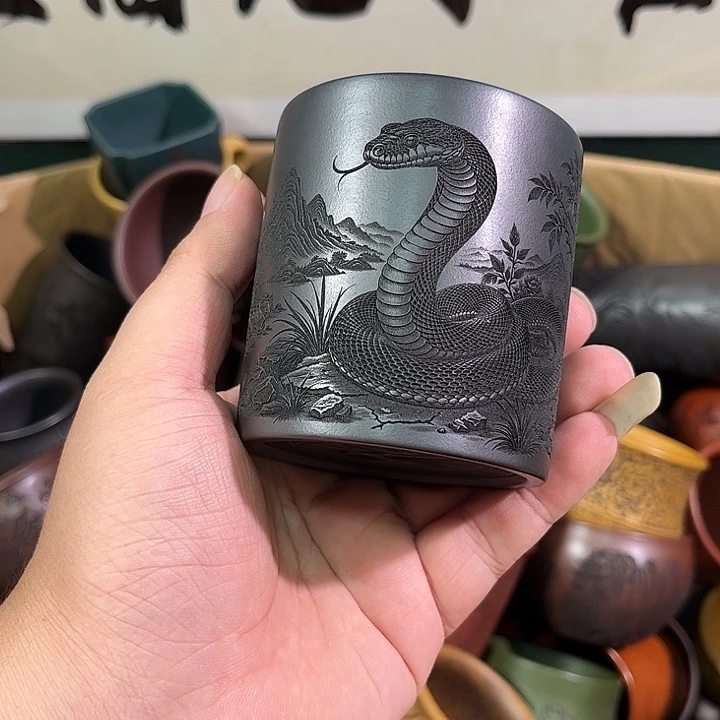 茶杯紫砂全手工紫砂主人杯